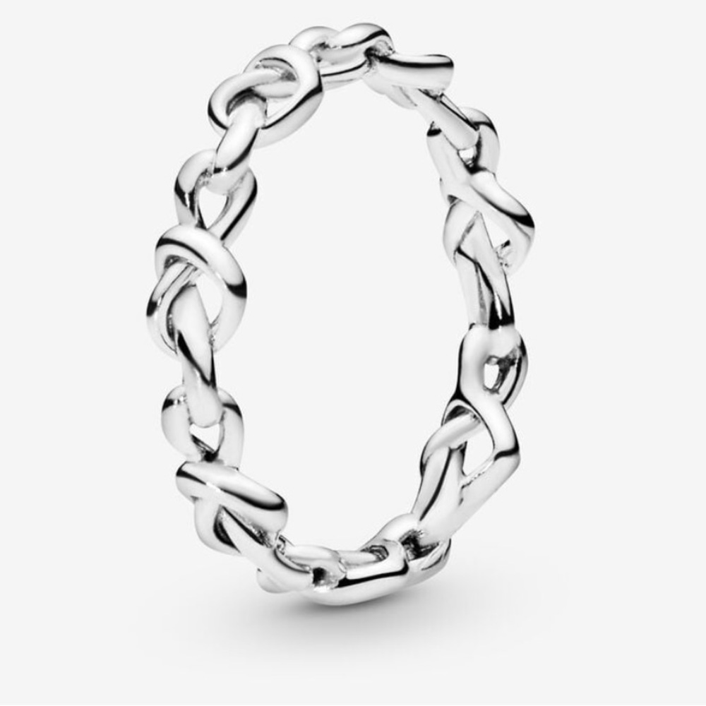 Knotted Hearts Ring